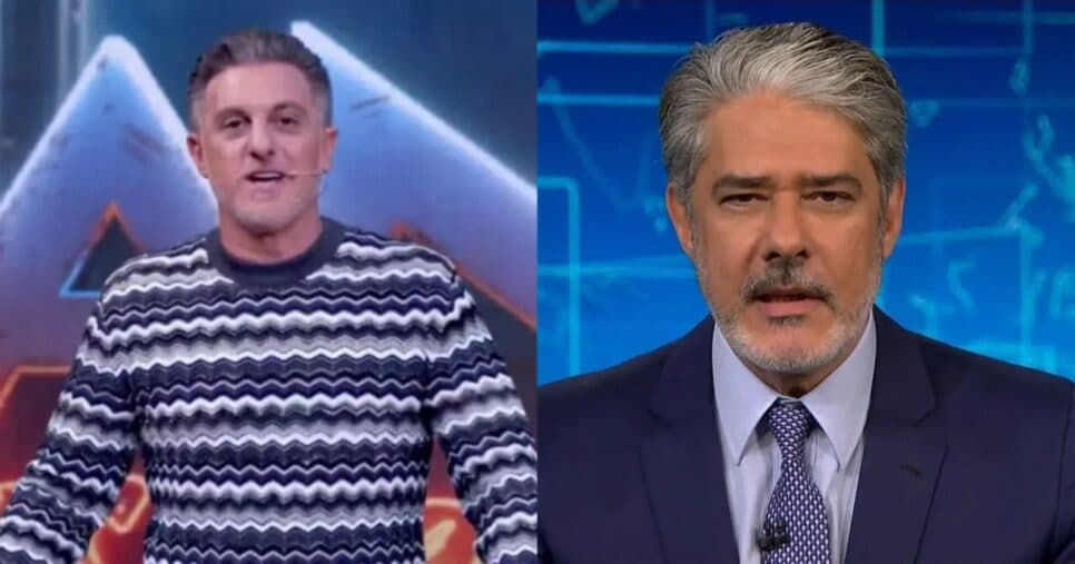 Luciano Huck paralisa o Domingão e fala sobre adeus de Bonner no JN: "Pacto silencioso''
