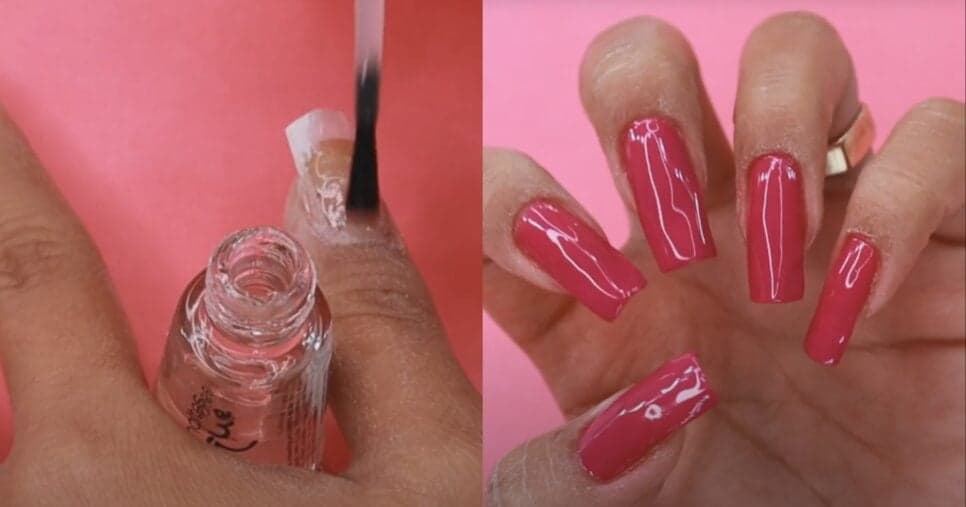 Papel e mais: Alongamento de unhas caseiro dá fim aos gastos com manicure