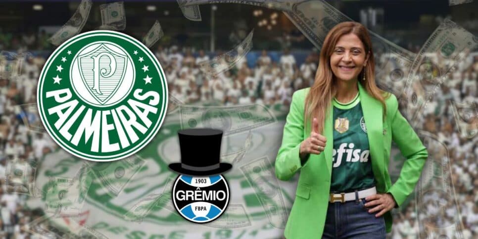 Leila dá chapéu no Grêmio e +2 rivais e assina com novo atacante para Abel no Palmeiras
