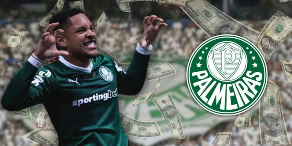 R$256M: Vitor Roque dando ADEUS no Palmeiras para jogar na Inglaterra chega voando para Leila Pereira hoje(16)