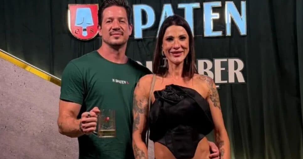 Silvia Dunker e Thiago Dunker marcam presença na 40ª Oktoberfest, em Blumenau