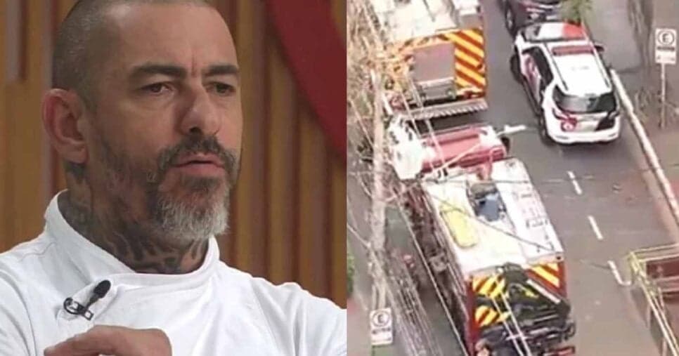 Restaurante, que Henrique Fogaça assina o cardápio, do Mastherchef, desaba em SP e detalhes são expostos