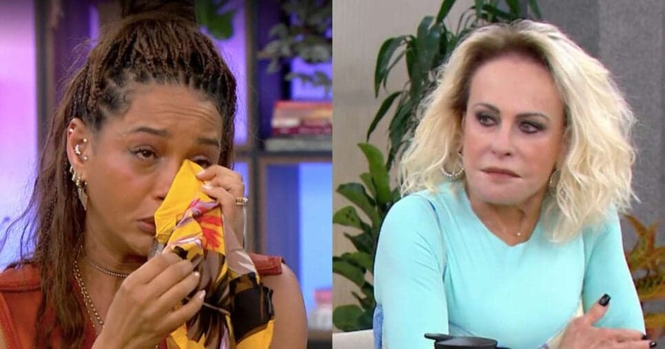Ana Maria solta verdade para Taís Araújo ao vivo e atriz chora: "É um perigo te entrevistar"