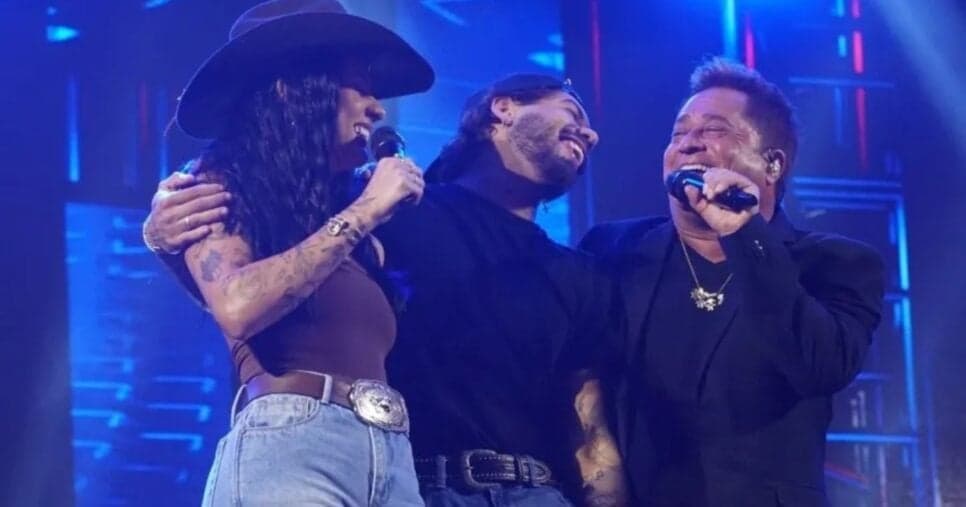 Leonardo surge dançando com Ana Castela e expõe relação da cantora com Zé Felipe: “Sogrão”