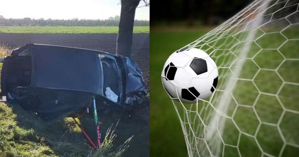Urgente: Três jogadores sofrem grave acidente de carro e um deles está entre a vida e a morte na UTI