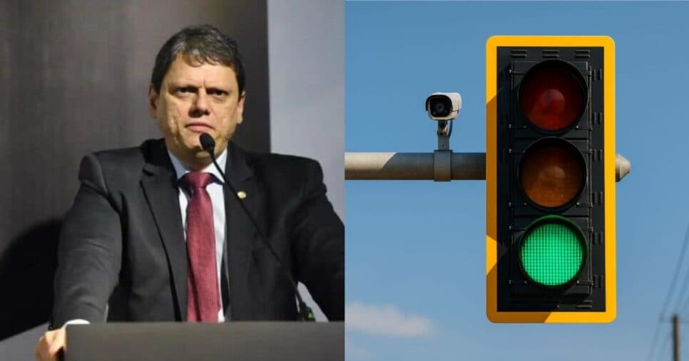 Tarcísio ciente: Motoristas que dirigem em SP precisam ver mudança em vigor da CET nos semáforos