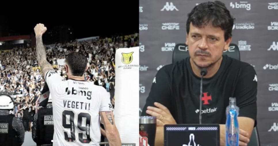 Vai deixar o Vasco? Fernando Diniz sela futuro de Vegetti e confirma desfecho
