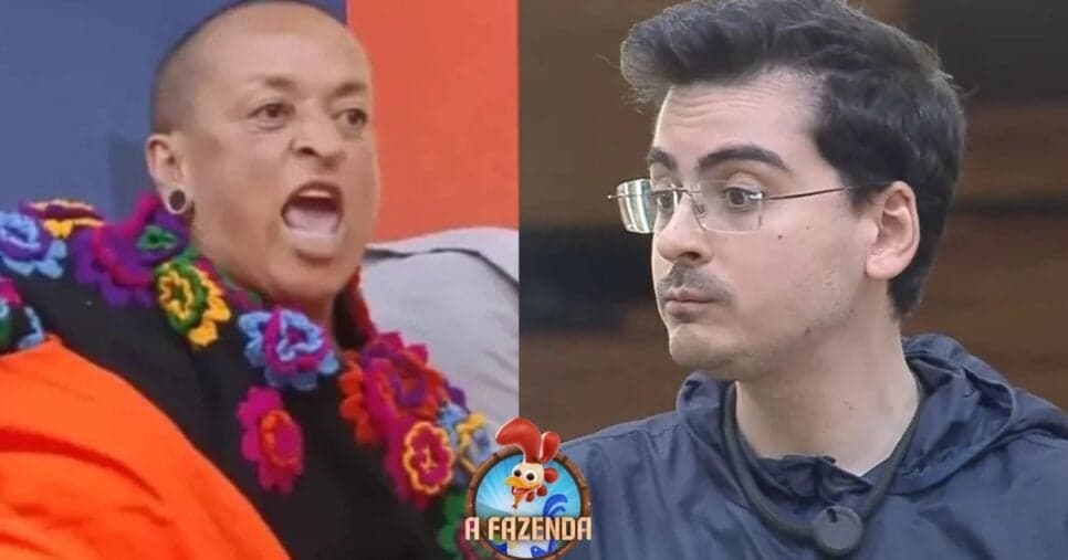 Walério arma barraco com Dudu Camargo e expõe escândalo do SBT em A Fazenda: "Cagou o camarim"