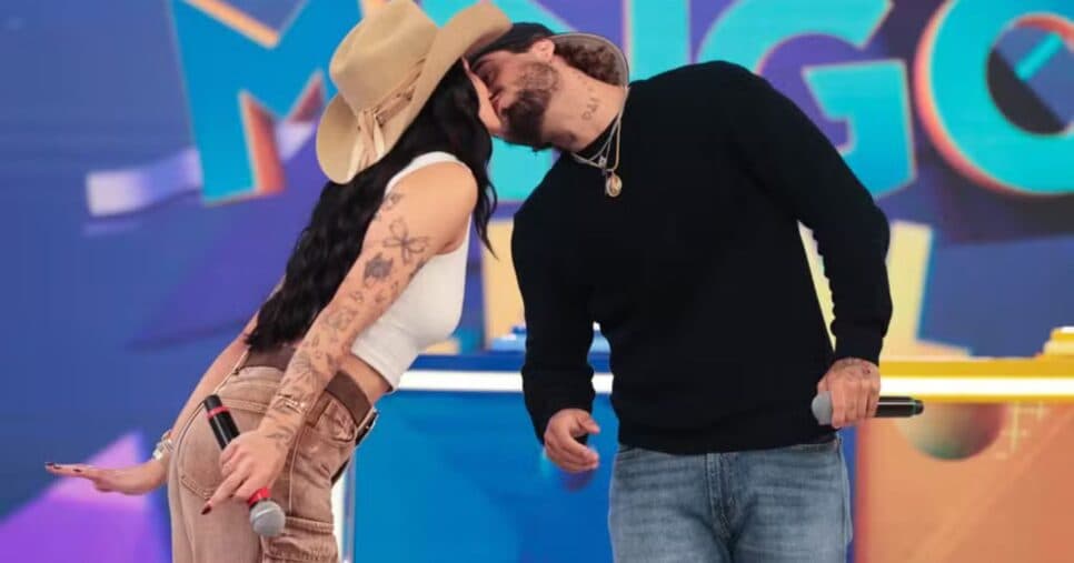 Finalmente: Ana Castela e Zé Felipe não escondem mais e se beijam durante gravação: "Casal mais amado"