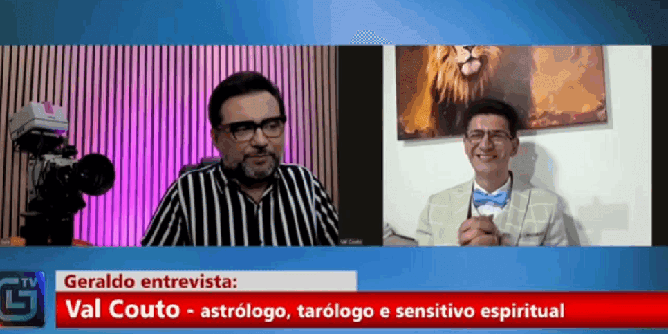 Live de Geraldo Luís com o astrólogo Val Couto supera 104 mil acessos simultâneos e se torna destaque nacional