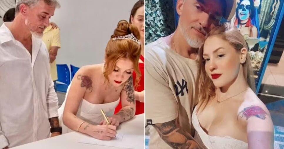 Daniel Cravinhos e sua mulher Carolina Andrade (Foto: Reprodu&ccedil;&atilde;o/ Internet/ TikTok)