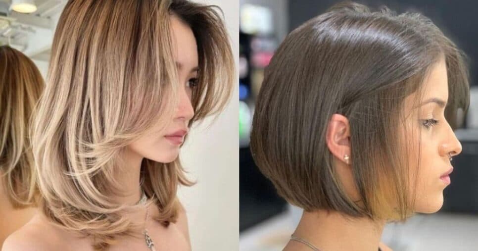 5 cortes de cabelo que afinam o rosto e rejuvenesce a aparência das 50+