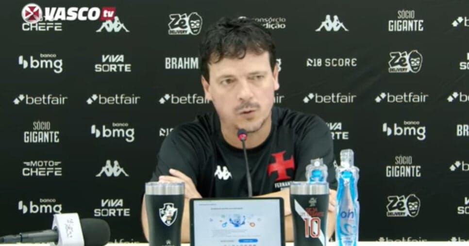 É o fim da linha? Fernando Diniz tem veredito confirmado no Vasco e sela futuro