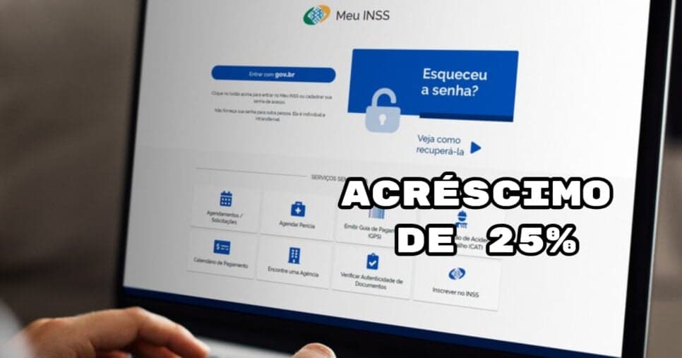 Regra do INSS em vigor revela aposentados liberados a garantir acréscimo de 25% em 2025