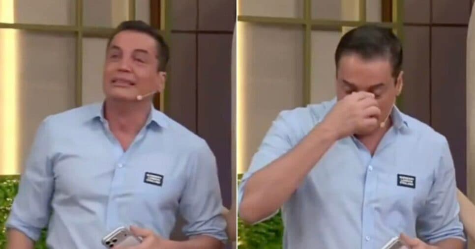 Leo Dias paralisa Melhor da Tarde aos prantos, confirma morte e desabafa ao vivo: "Me arrependo"