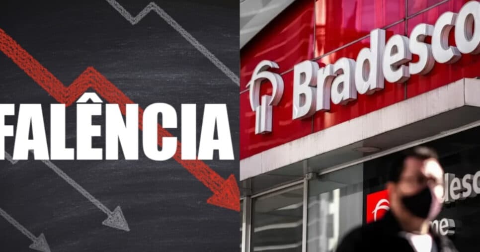 Bradesco aciona a justiça e exige suspensão de falência de gigante hoje 12/11