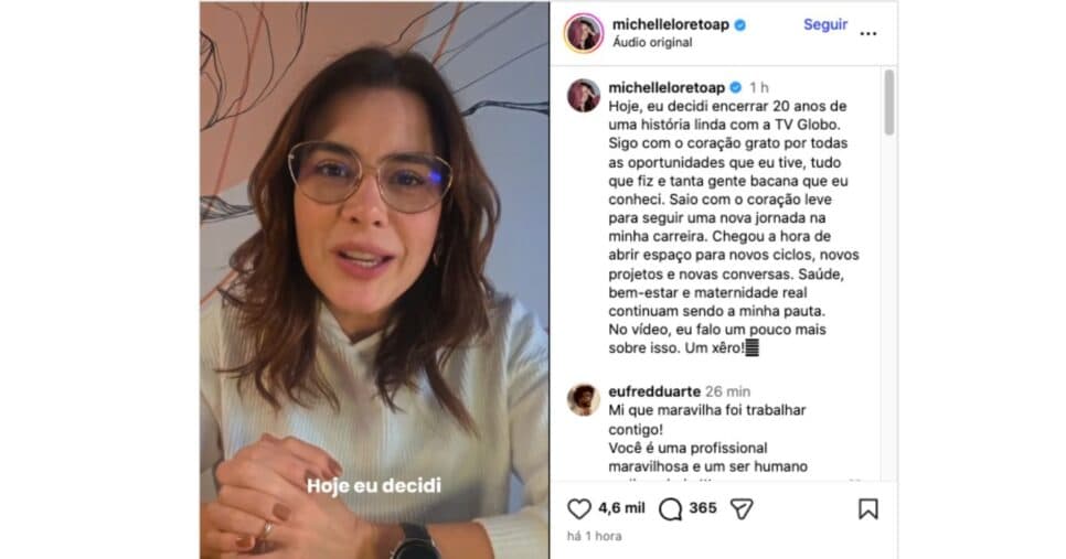 Michelle Loreto (Foto: Reprodução / Instagram) 