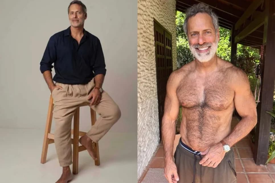 Estrela de Chocolate com Pimenta, Renato Chocair, causa com corpão definido aos 52 anos (Foto: Reprodução/ Internet) Estrela de Chocolate com Pimenta, Renato Chocair, causa com corpão definido aos 52 anos (Foto: Reprodução/ Internet)
