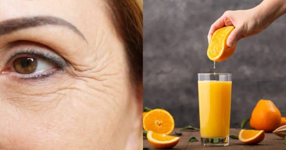 Fim das rugas: Suco com laranja e + 3 ingredientes garante pele lisa para as idosas 60+ em minutos