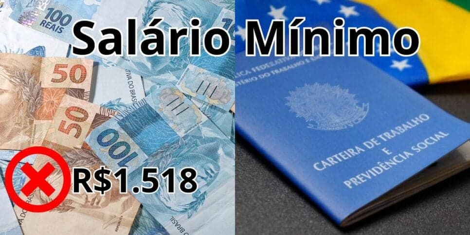 Nada dos R$1518: Valores preparados ao salário mínimo de 2026, 2027 e 2028 chega aos CLTs