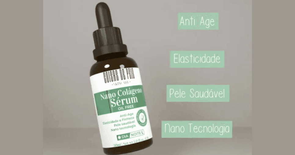 Sérum Nano Colágeno - Coisas de Pele 30 ml (Foto Reprodução/Site Oficial) Sérum Nano Colágeno - Coisas de Pele 30 ml (Foto Reprodução/Site Oficial)