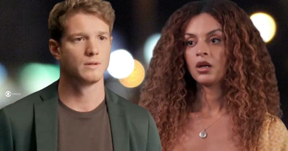 Leonardo e Viviane em Três Graças (Foto: Reprodução / Globo / Montagem TV Foco)