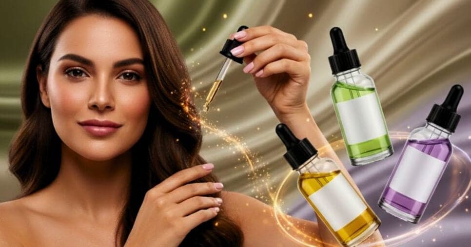 3 em 1: Único óleo natural transforma cílios, sobrancelhas e pele