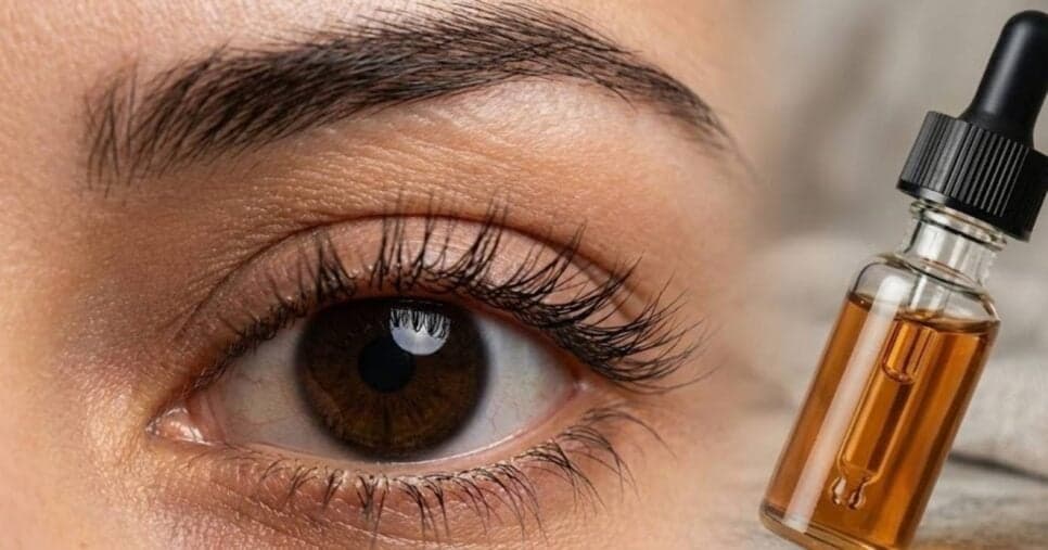 Como deixar as sobrancelhas finas e ralas mais volumosas usando um óleo natural de R$ 10 antes de dormir