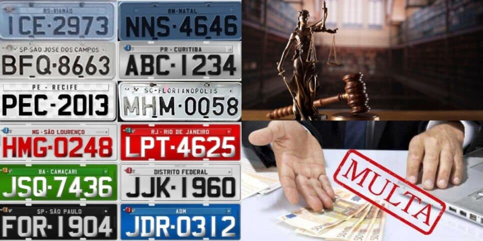 Multa severa e 7 pontos na CNH: Lei das placas atinge motoristas que descumprirem essa regra em 2025