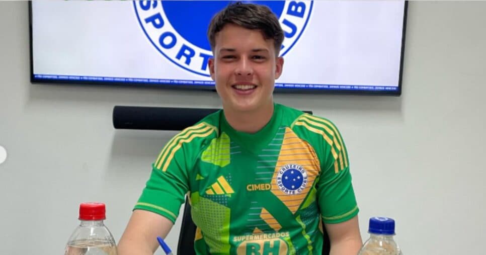 Ricardo, goleiro de 17 anos do Cruzeiro - Foto: Instagram/Cruzeiro Ricardo, goleiro de 17 anos do Cruzeiro - Foto: Instagram/Cruzeiro