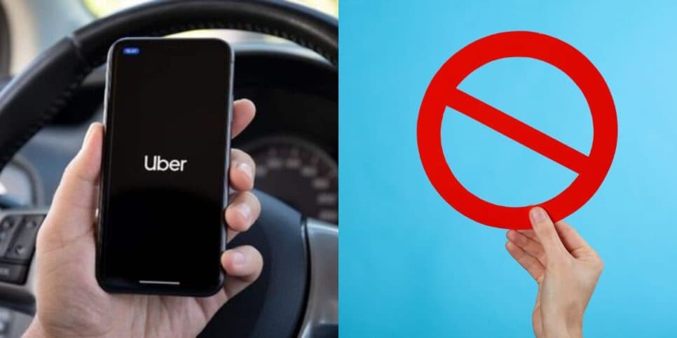 Informe do Uber comunica 1 atitude do motorista que cancela a corrida na hora