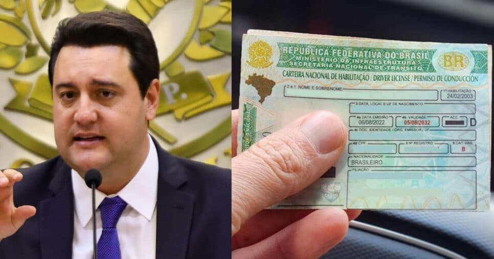 Lei da CNH em Curitiba, no Paraná, de Ratinho Jr. deixa SP e RJ para trás e confirma fim de taxa em 2025