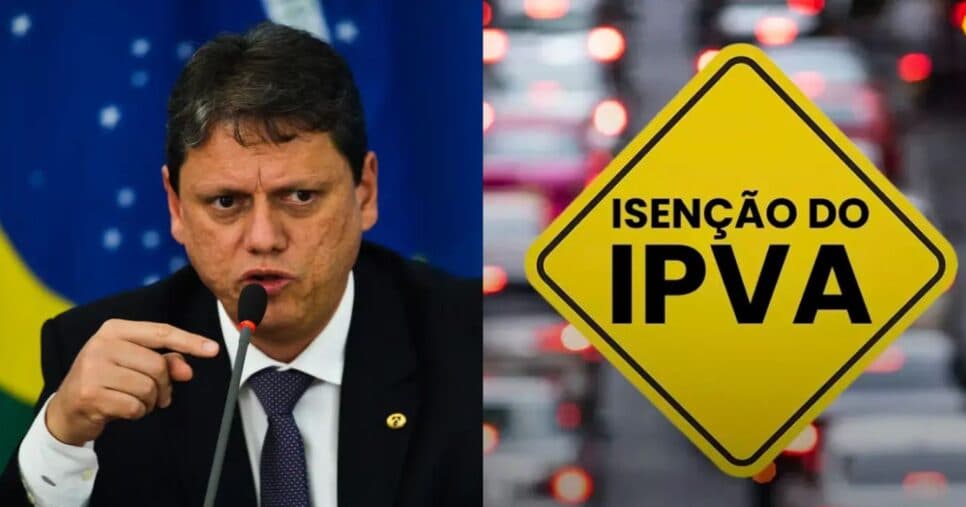 Isenção do IPVA: Tarcísio sanciona nova lei em SP e informa presentão à lista de motoristas em 2025