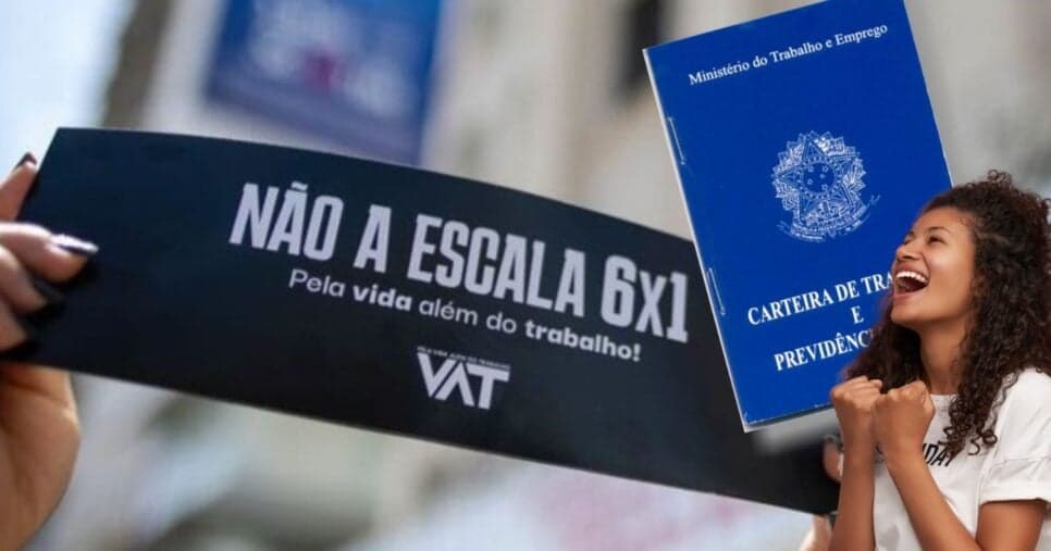 Trabalhadores pulando de alegria: redução histórica na jornada de trabalho é preparada a CLTs para 2026