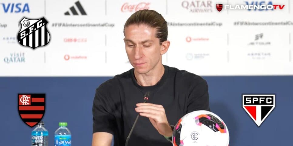 Santos e São Paulo disputam para arrancar volante de R$48M das mãos de Filipe Luís no Flamengo