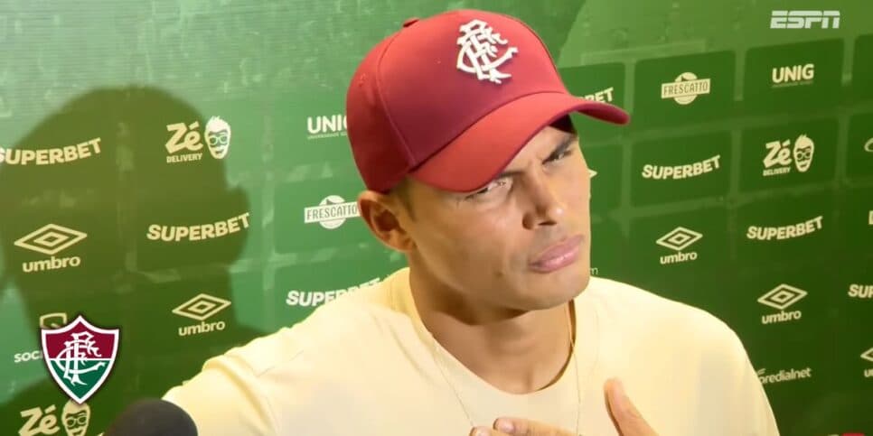 Thiago Silva dá adeus ao Fluminense antes do fim do contrato e saída pega Zubeldía de surpresa