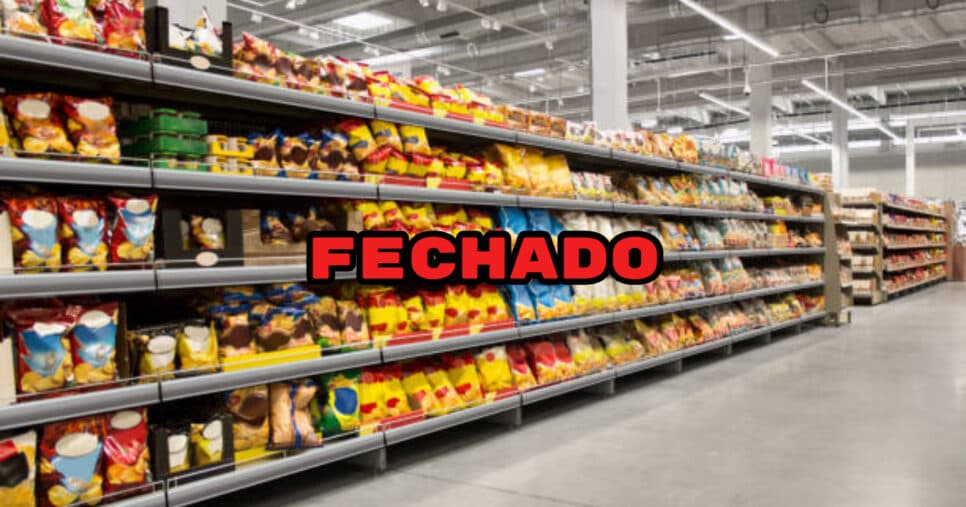 Portas lacradas: Fechamento de supermercado em bairro popular do RJ revolta moradores