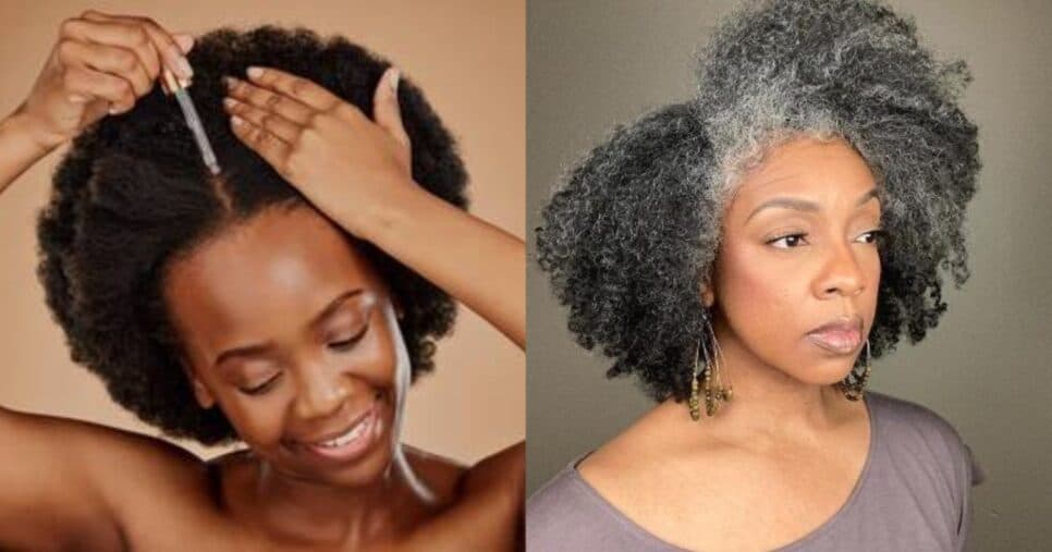 Adeus, cabelo grisalho: 3 óleos naturais escurecem os fios sem precisar de tinta