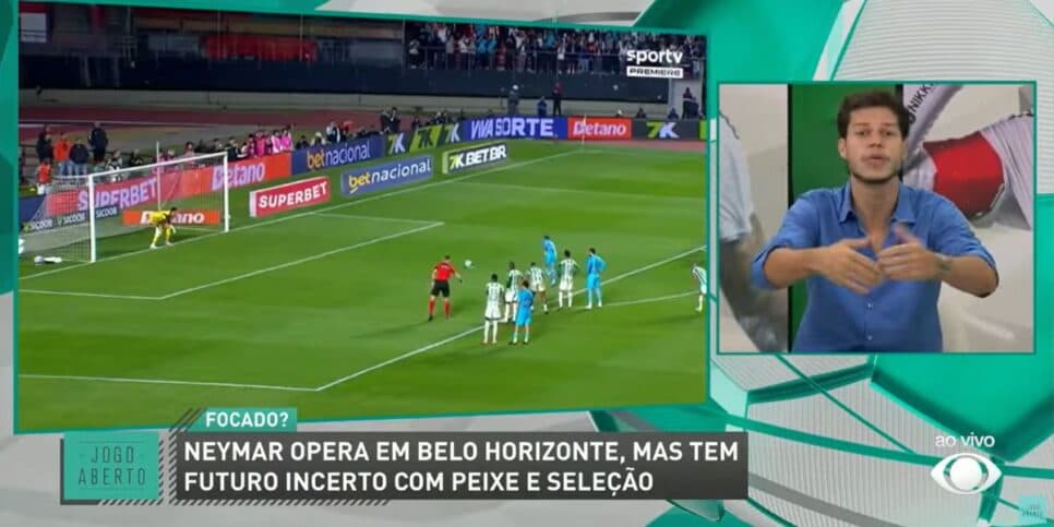 Vai deixar o Santos? Sgarbi paralisa Jogo Aberto com novo informe sobre Neymar