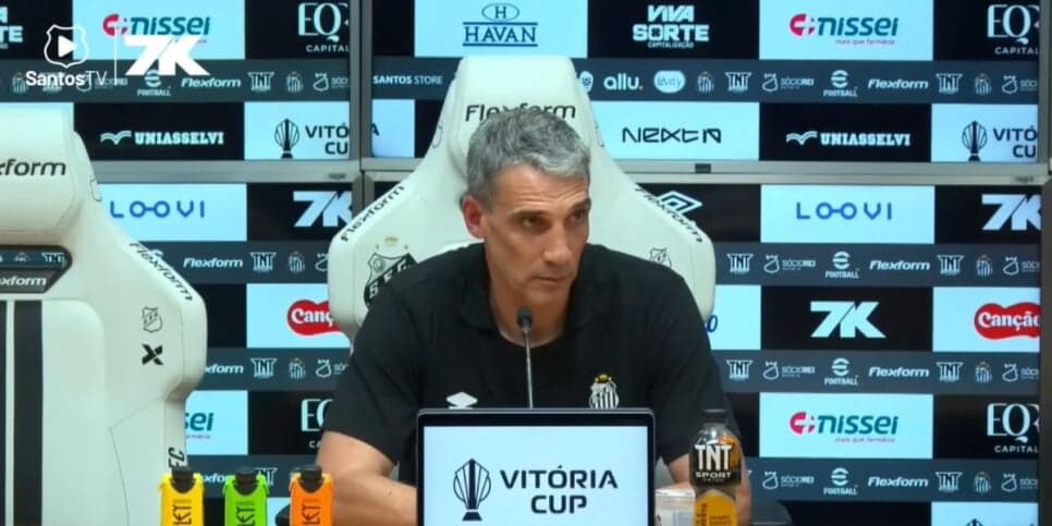 Neymar é comunicado sobre decisão de Vojvoda no Santos em 2025