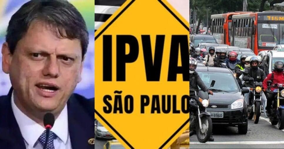 Tarcísio de Freitas ciente: Nova lei proposta se prepara para dar fim ao IPVA de motos em SP em 2026