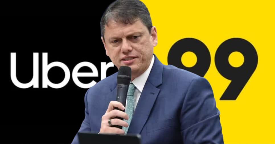 Nova lei sancionada por Tarcísio em SP traz 4 obrigações na Uber e 99 em 2025