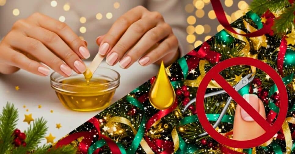 Não marque as unhas neste natal: Óleo natural facilita a remoção de cutículas em minutos