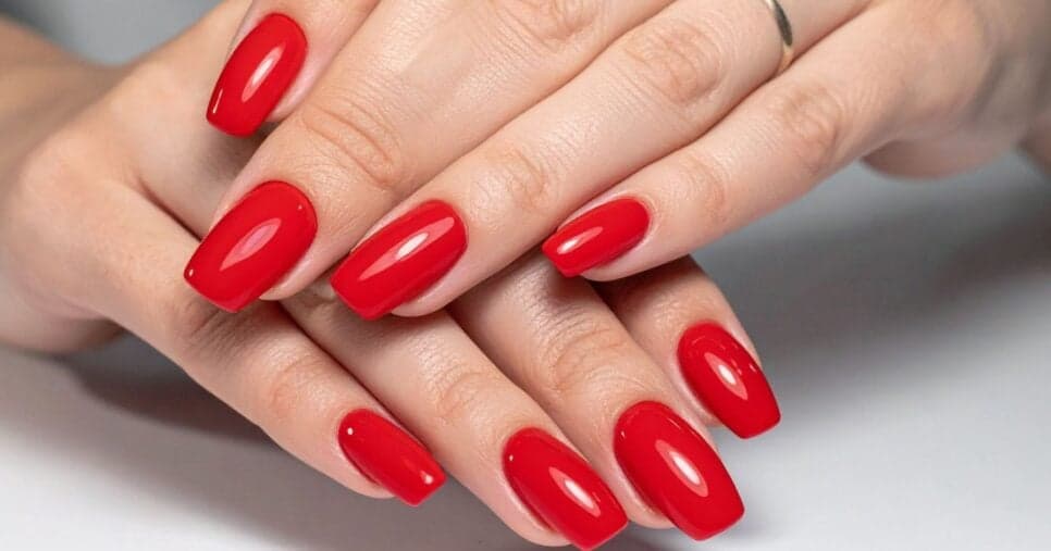 Unhas vermelhas (Foto: Canva)
