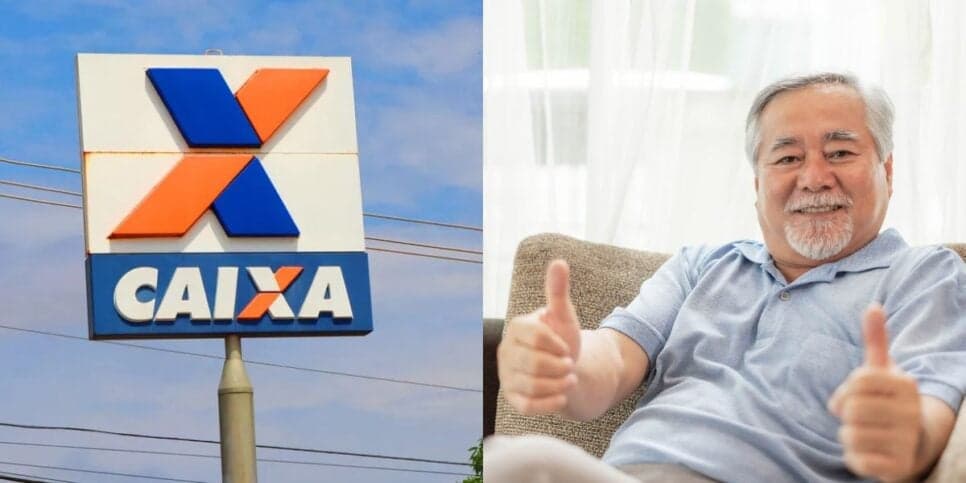 Caixa libera R$1.518 à lista de idosos 65+ (Reprodução: Montagem TV Foco)