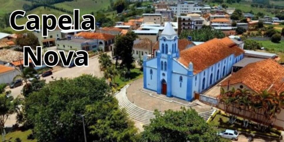 Cidade de Capela Nova, em Minas Gerais (Reprodução: Montagem TV Foco)