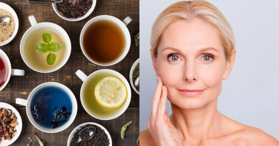 Adeus oleosidade, manchas e rugas: 3 chás naturais que rejuvenescem pele das mulheres 50+