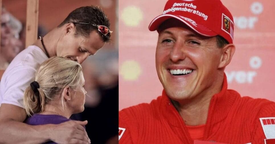 Esposa de Michael Schumacher faz revelação inédita sobre estado do piloto 12 anos após o acidente: "Sinto"