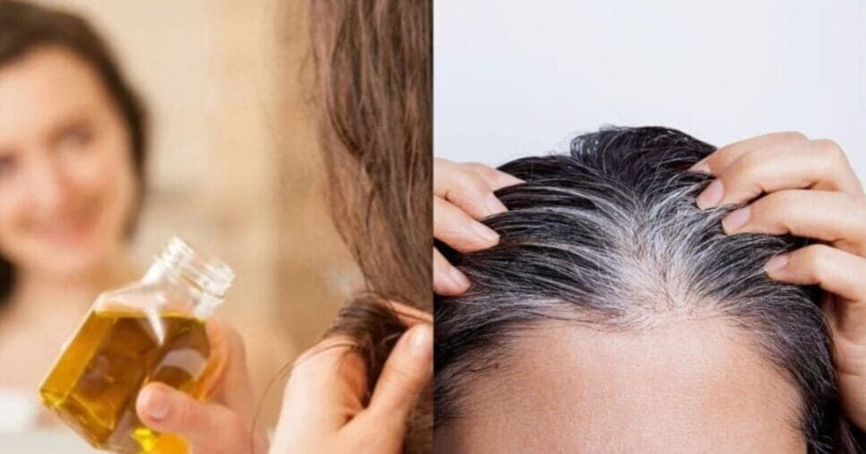 Tchau tinta: Óleo natural acaba com o cabelo grisalho e reverte até o último fio branco