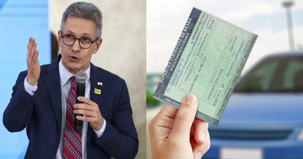 Zema assina nova lei em MG com isenção do IPVA para nova lista em 2026